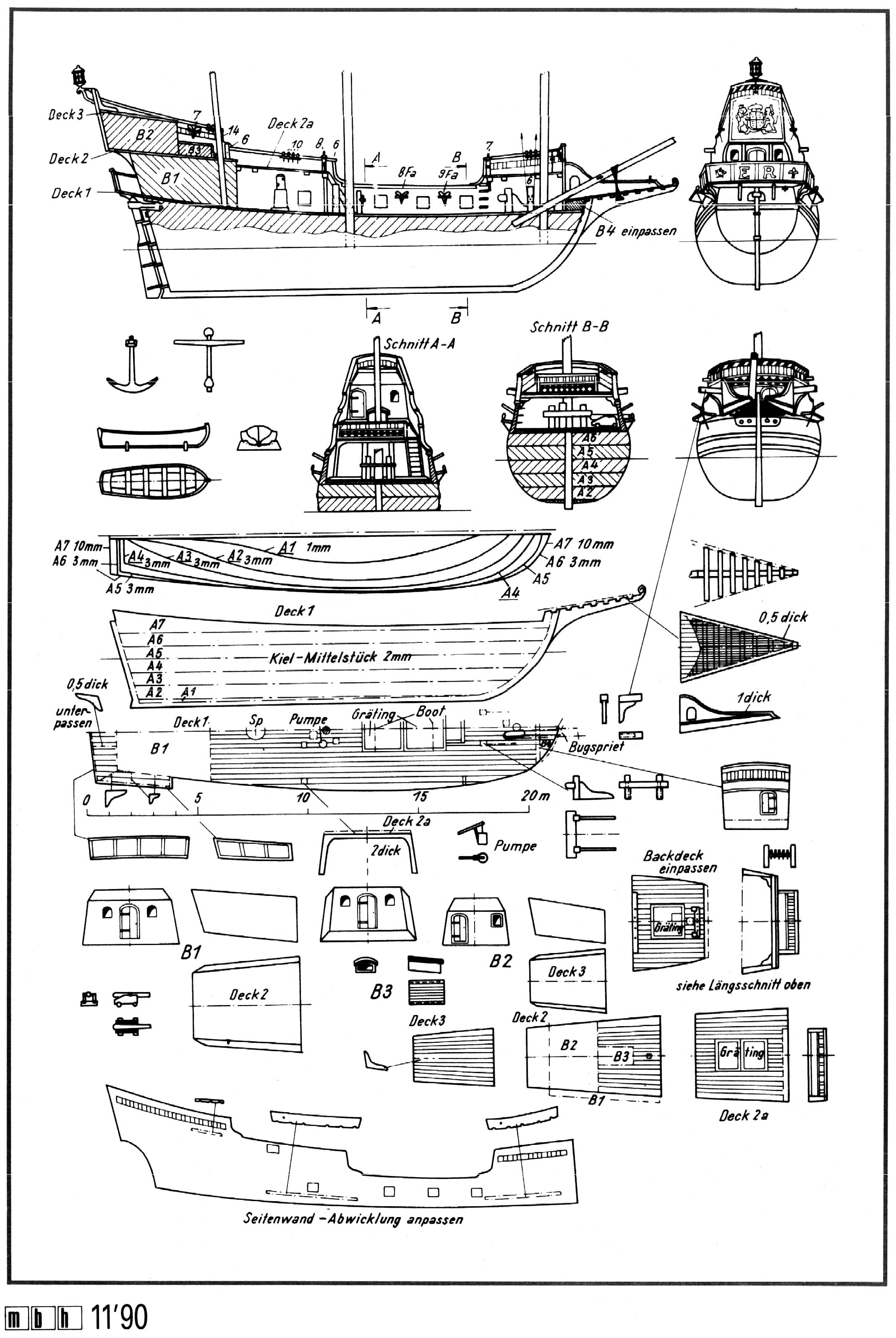 Pirate Ship Blueprints